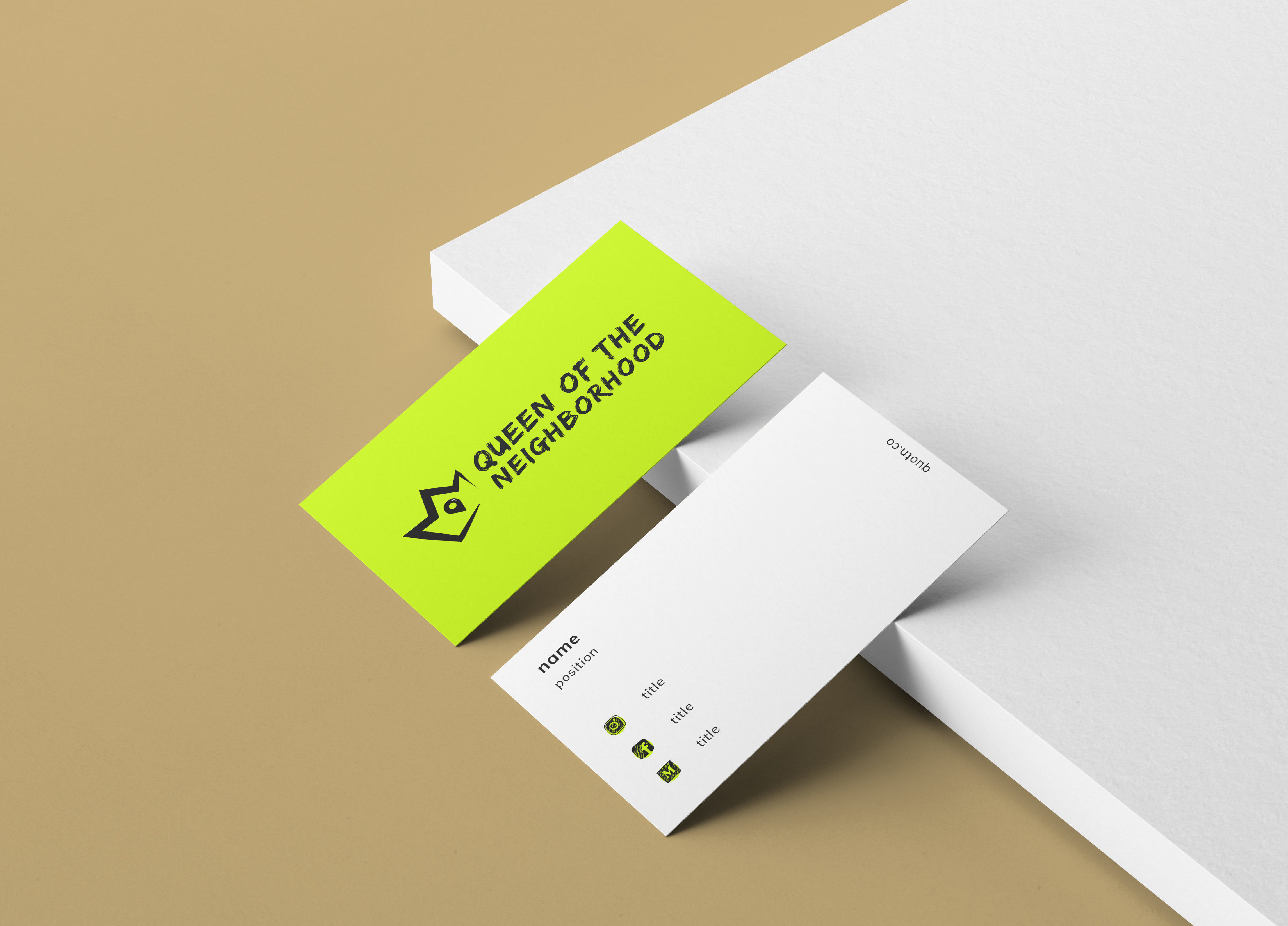 business card mock up